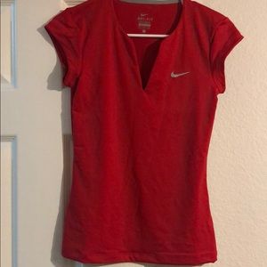 Nike red top